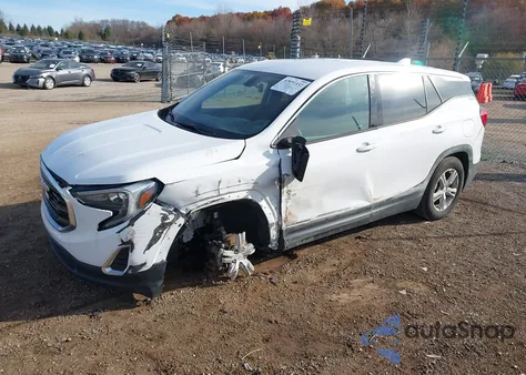 2018 GMC Terrain Sle z USA, uszkodzony, nr VIN 3GKALMEVXJL142341